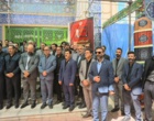 آیین بزرگداشت و ادای احترام مدیران و کارکنان دولت در استان به آقای شهید ایران