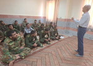 برگزاری دوره آموزشی پرورش شترمرغ برای سربازان وظیفه