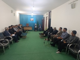 مراسم دیدار و استقبال از امام جمعه جدید شهر باغین
