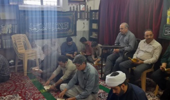 برگزاری مراسم پر فیض و معنوی زیارت عاشورا در مرکز تحقیقات و آموزش کشاورزی و منابع طبیعی استان کرمان