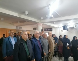 مراسم گرامیداشت هفته ملی پژوهش و فناوری در مرکز تحقیقات کشاورزی استان کرمان